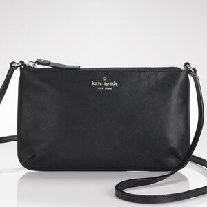 Kate Spade Black Leather Crossbody Bag